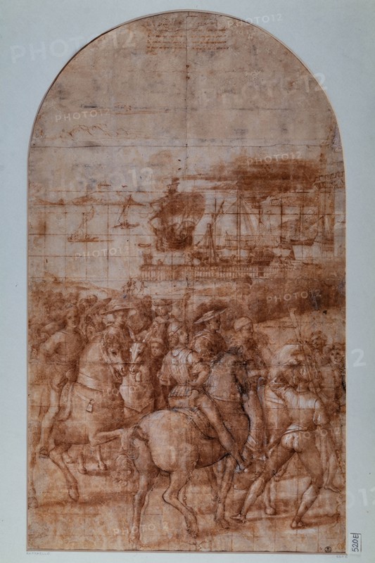 Raphael: “Aeneas Sylvius Piccolomini journeying to the Council of Basel”