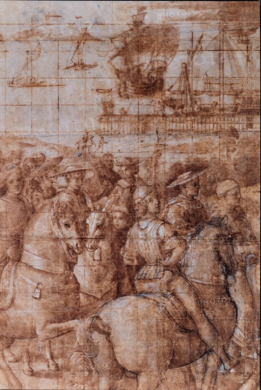 Raphael: “Aeneas Sylvius Piccolomini journeying to the Council of Basel”
