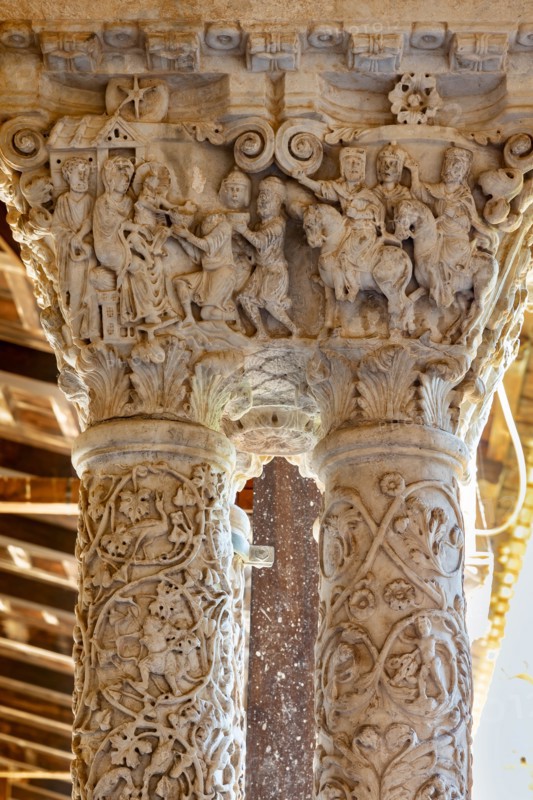 Monreale, Duomo, the cloister of the Benedectine monastery