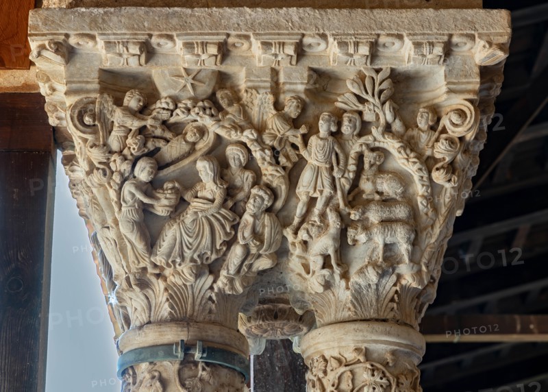Monreale, Duomo, the cloister of the Benedectine monastery