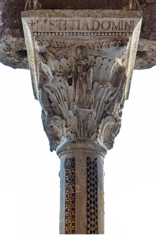 Monreale, Duomo, the cloister of the Benedectine monastery