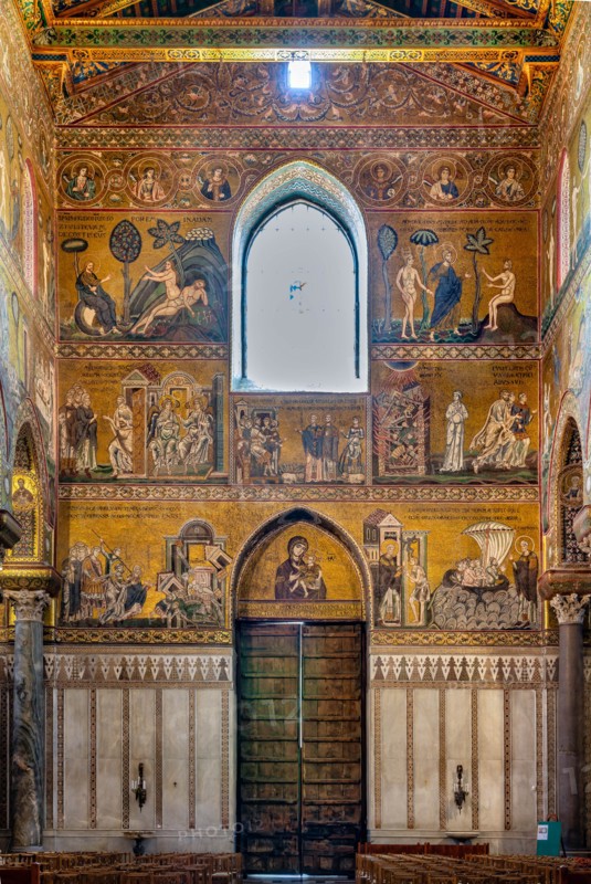 Monreale, Duomo: view of the counterfaçade