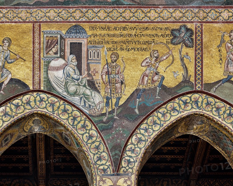 Monreale, Duomo: "Isaac and Esau"