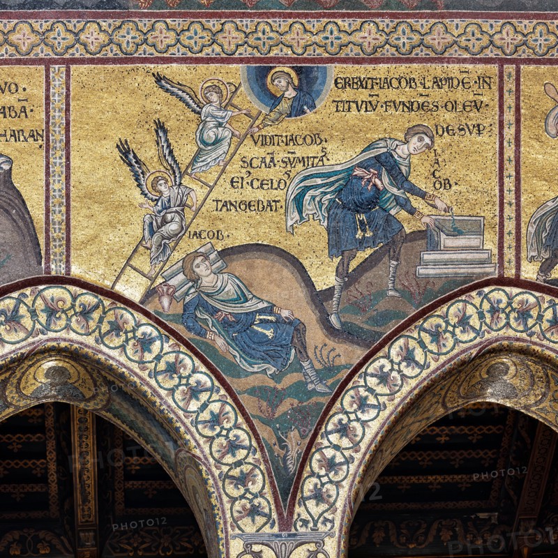 Monreale, Duomo: "Jacob's dream"