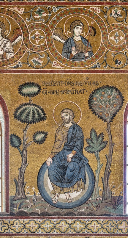Monreale, Duomo: "The Creator's Rest on the Seventh Day"
