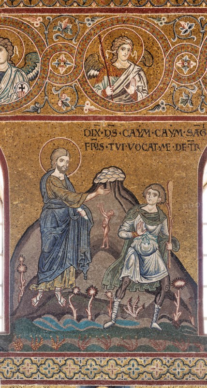 Monreale, Duomo: "The Iniquity of Cain"