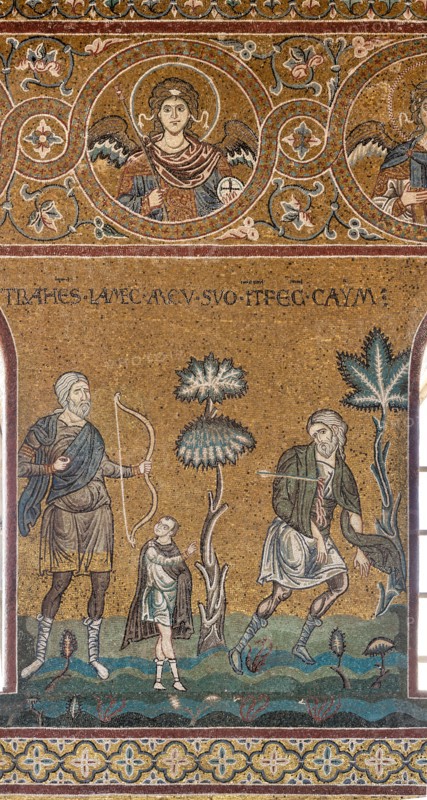 Monreale, Duomo: "Lamech kills Cain"