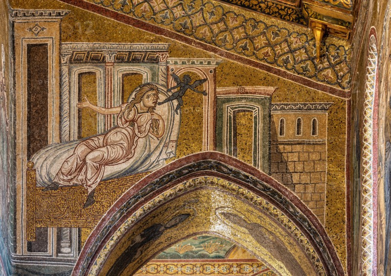 Monreale, Duomo: "Healing of the Canaanite woman"