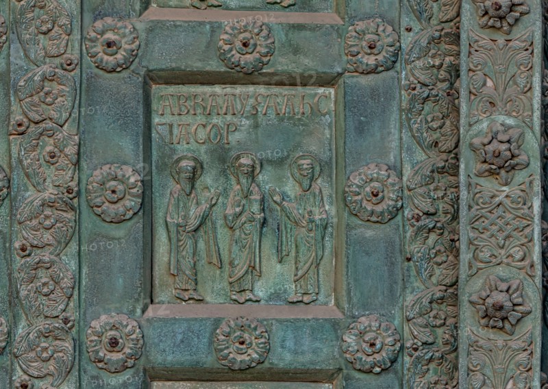 Monreale Cathedral, the gate by Bonanno Pisano (1185-6)