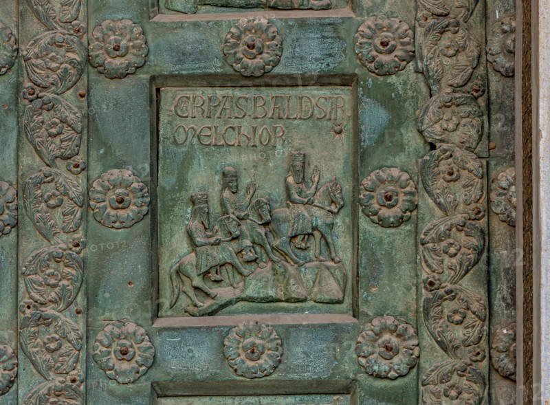 Monreale Cathedral, the gate by Bonanno Pisano (1185-6)