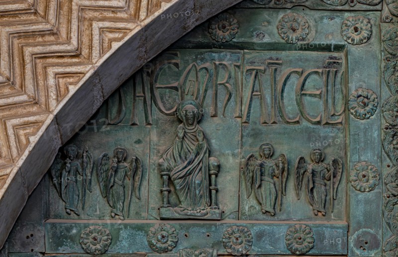 Monreale Cathedral, the gate by Bonanno Pisano (1185-6)