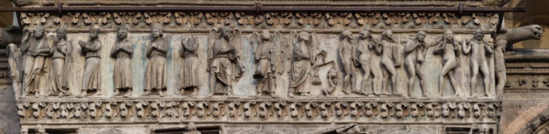 Ferrara, the Cathedral dedicated to St. George, façade