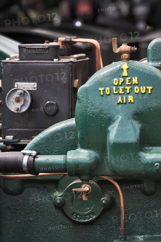 Old tractor. Detail.