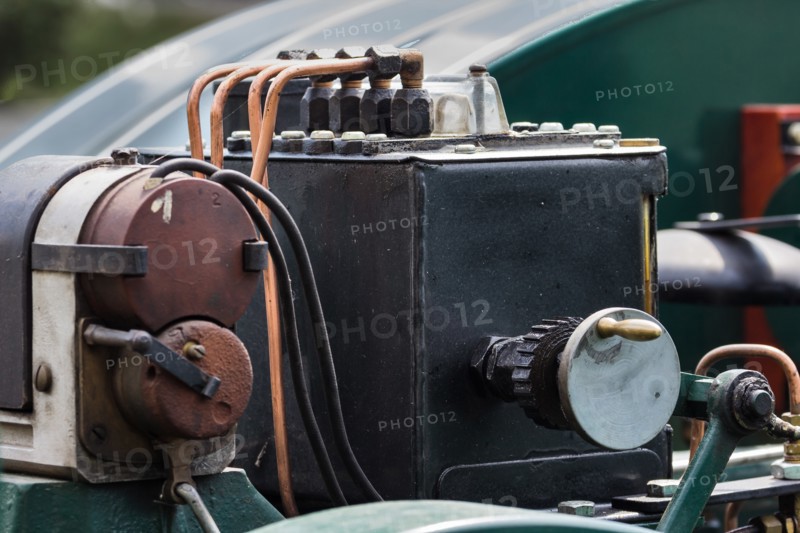 Old tractor. Detail.