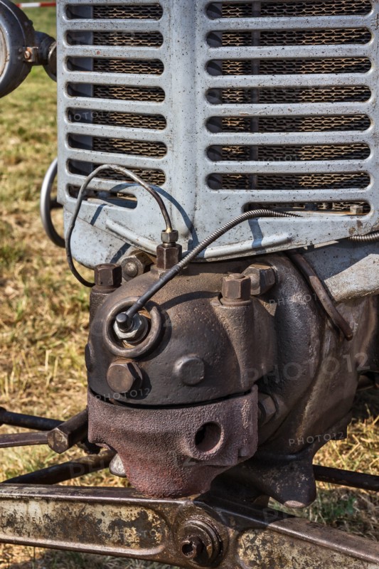 Old Tractor. Detail.