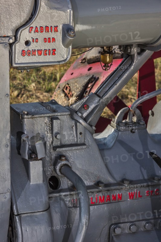 Old Tractor. Detail.