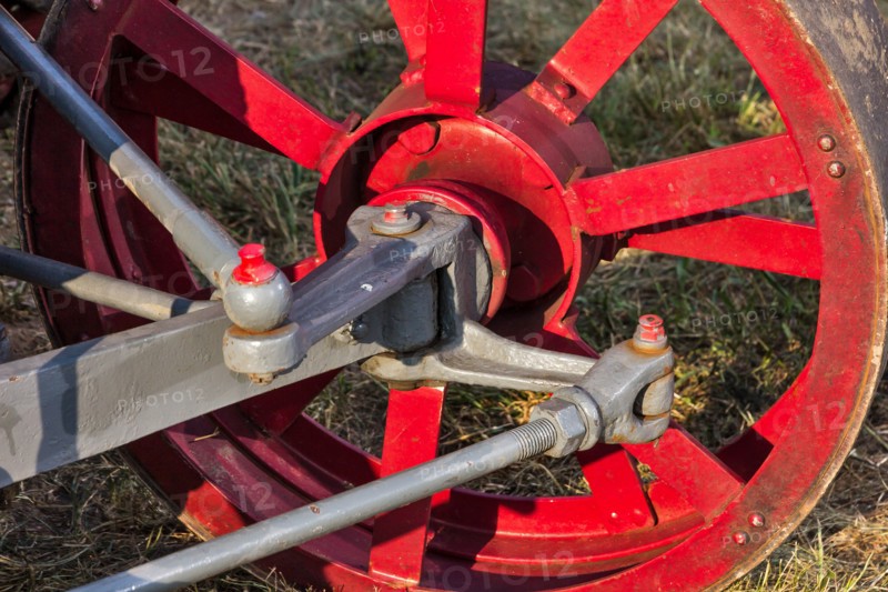 Old Tractor. Detail.