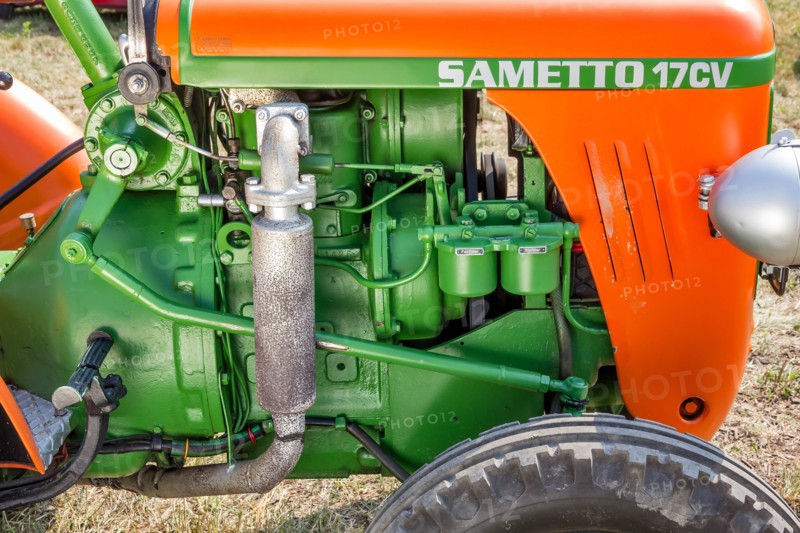 Old Tractor. Detail.