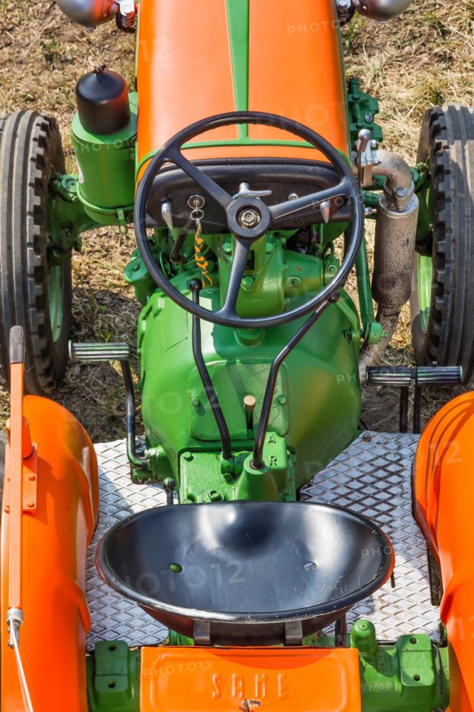 Old Tractor. Detail.