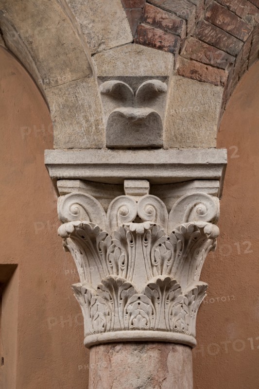 Modena, Ghirlandina Tower, Torresani Hall, west wall