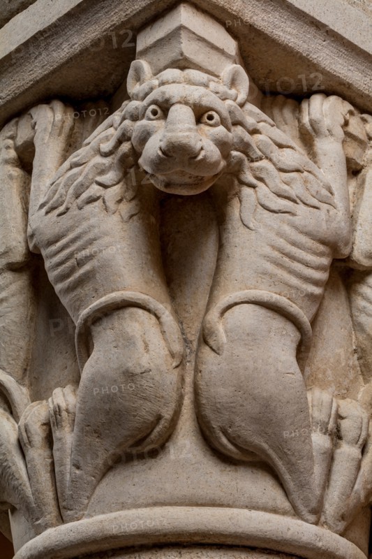 Modena, Ghirlandina Tower, Torresani Hall, west wall