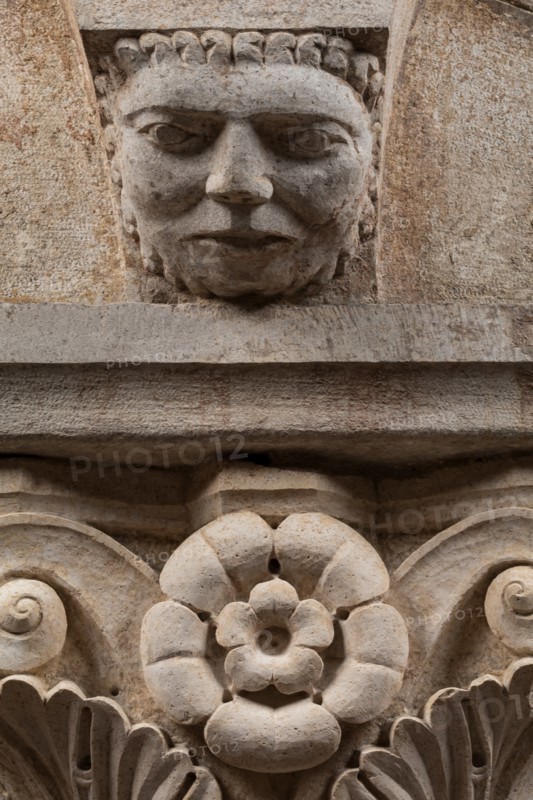 Modena, Ghirlandina Tower, Torresani Hall, north wall