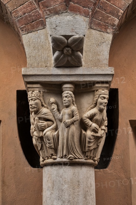 Modena, Ghirlandina Tower, Torresani Hall, east wall
