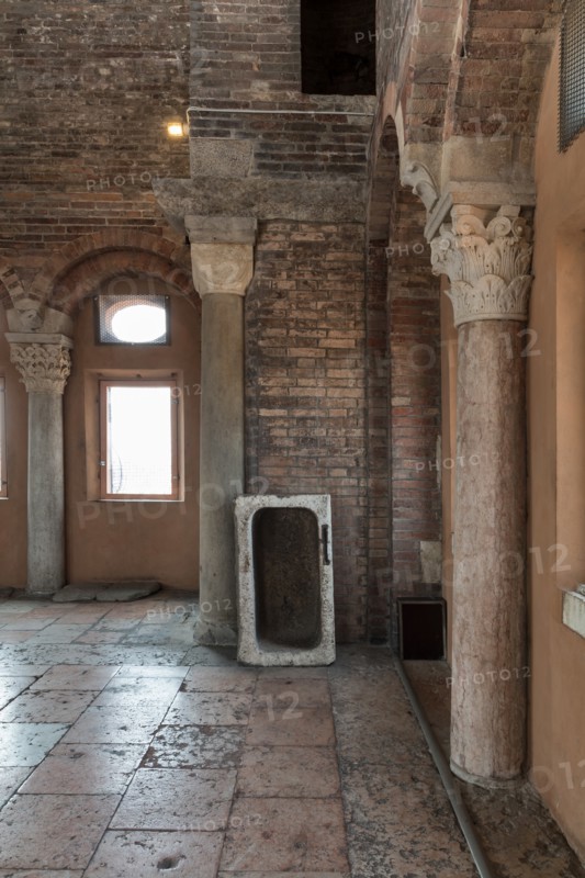 Modena, Ghirlandina Tower, Torresani Hall with works by Campionese Masters, XII - XIII century
