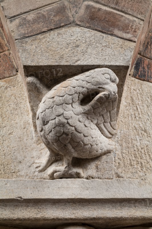 Modena, Ghirlandina Tower, Torresani Hall, south wall