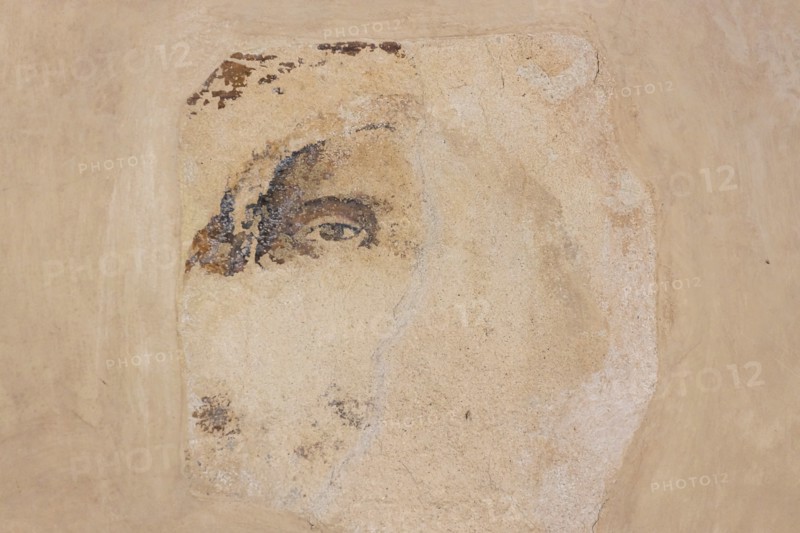 “Unidentified figure”. Fresco by Jacopo di Cione