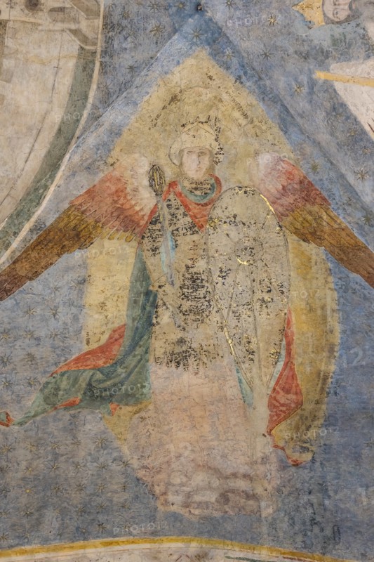 Detail of the vault in the Palazzo dell'Arte dei Giudici e Notai