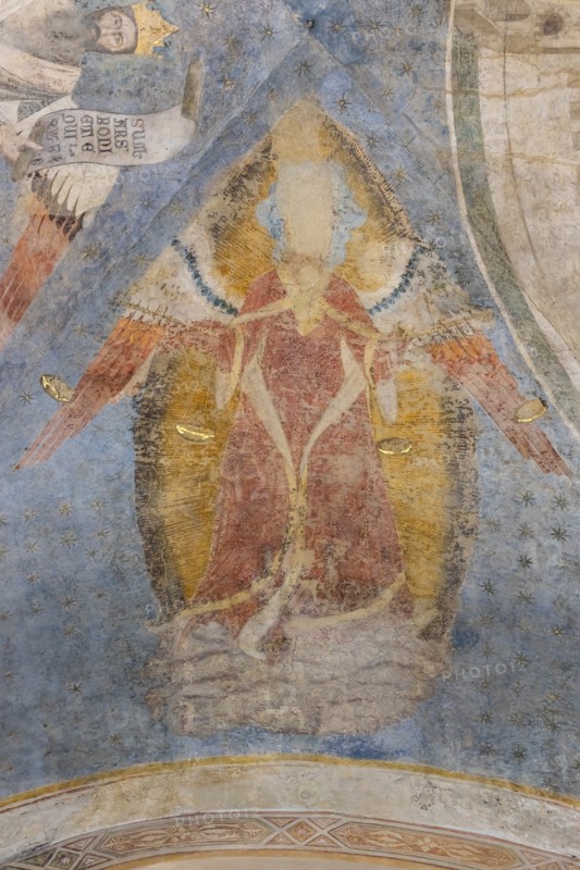 Detail of the vault in the Palazzo dell'Arte dei Giudici e Notai