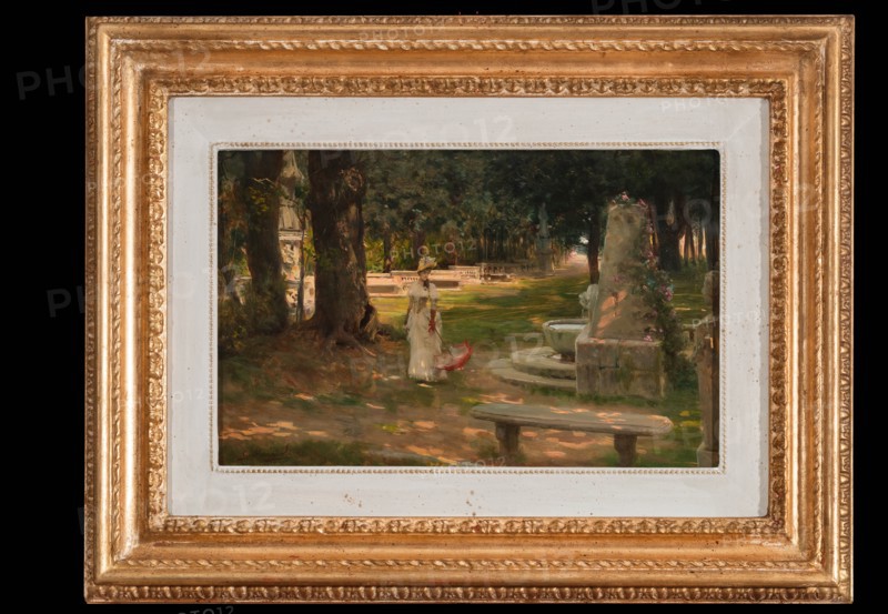 Giovanni Muzzioli: "A Walk in Villa Borghese"