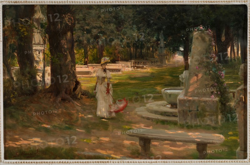 Giovanni Muzzioli: "A Walk in Villa Borghese"