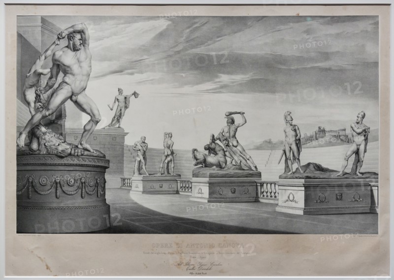 "Works by Antonio Canova: Heroic Subjects inside an Arena", by Michele Fanoli