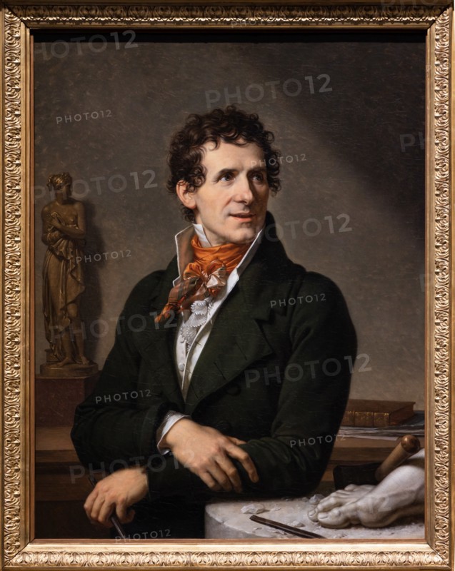 "Antonio Canova", by François - Xavier Fabre