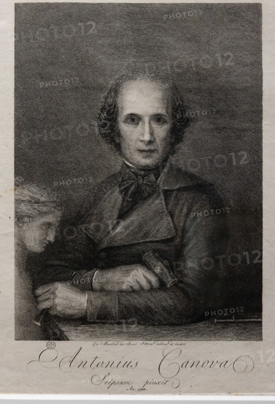 "Antonio Canova", by Giovanni Martino De Boni