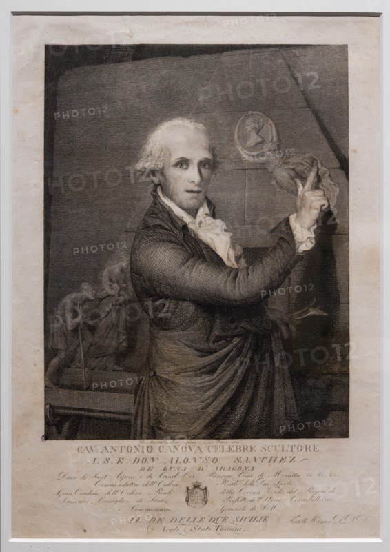 "Antonio Canova", by Giovanni Martino De Boni
