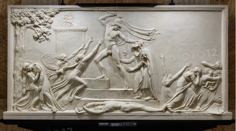 "Death of Priam ", by Antonio Canova