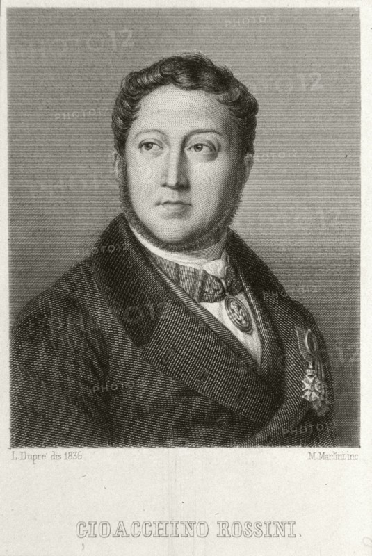 Portrait of Gioacchino Rossini