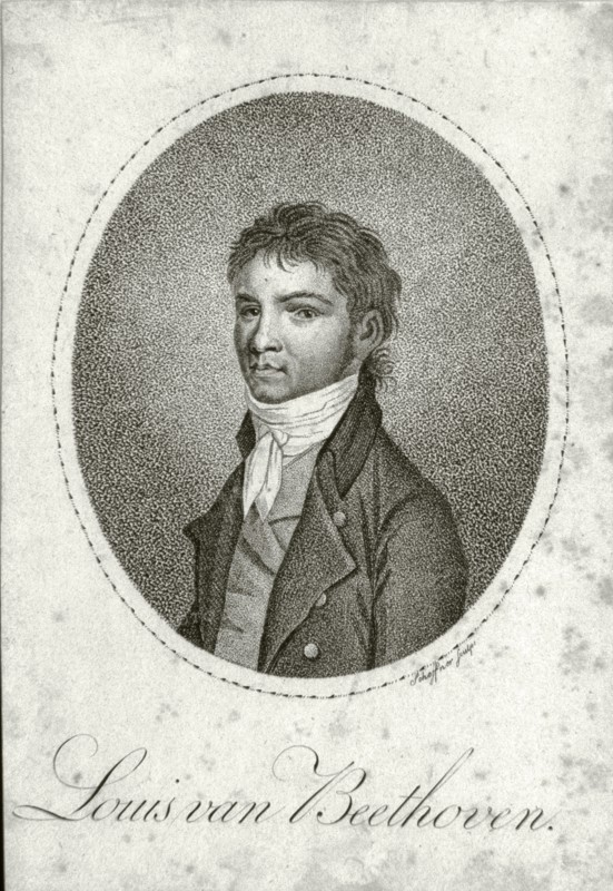 Portrait of Ludwig van Beethoven