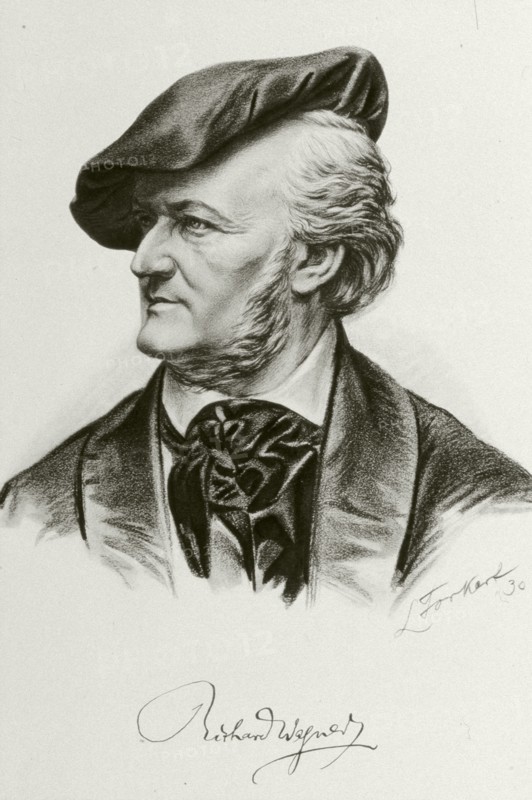 Portrait of Richard Wagner