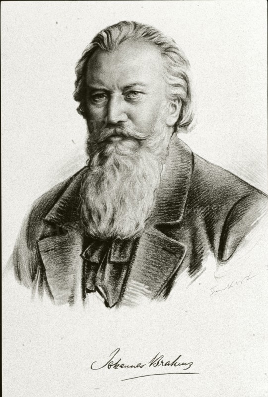 Portrait of Johannes Brahms
