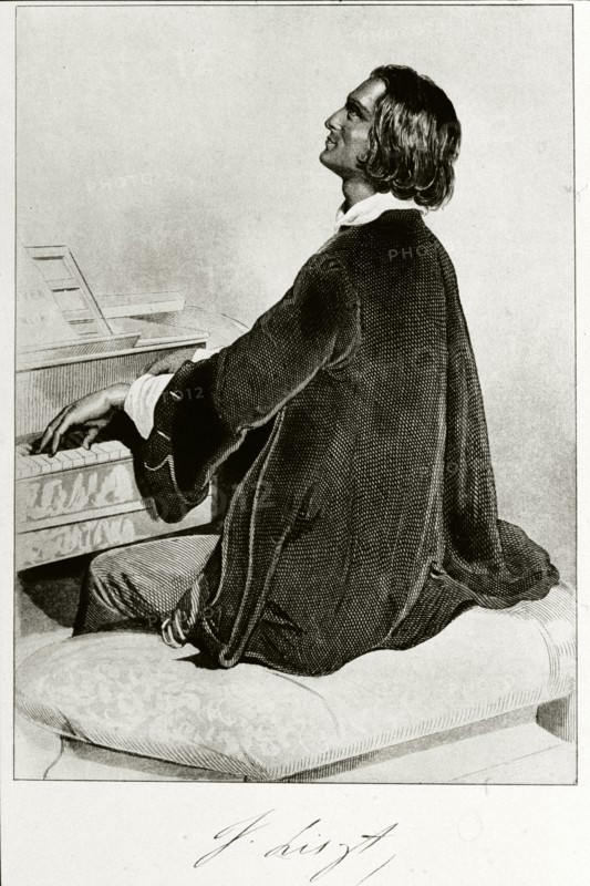 Portrait of Franz Liszt