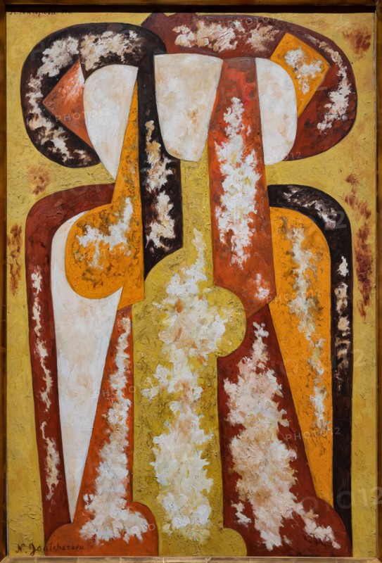 Goncharova, 'Three Young Women'
