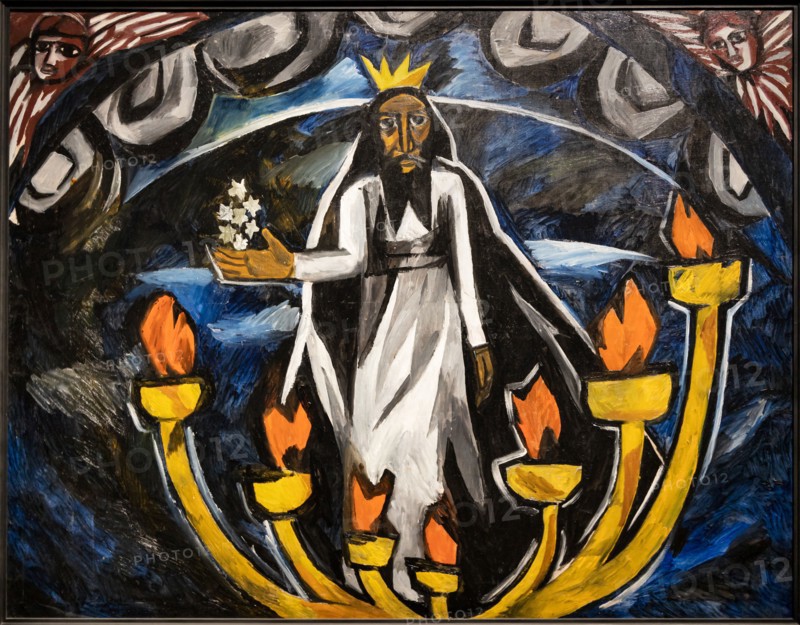 Goncharova, 'Old Man with Seven Stars'
