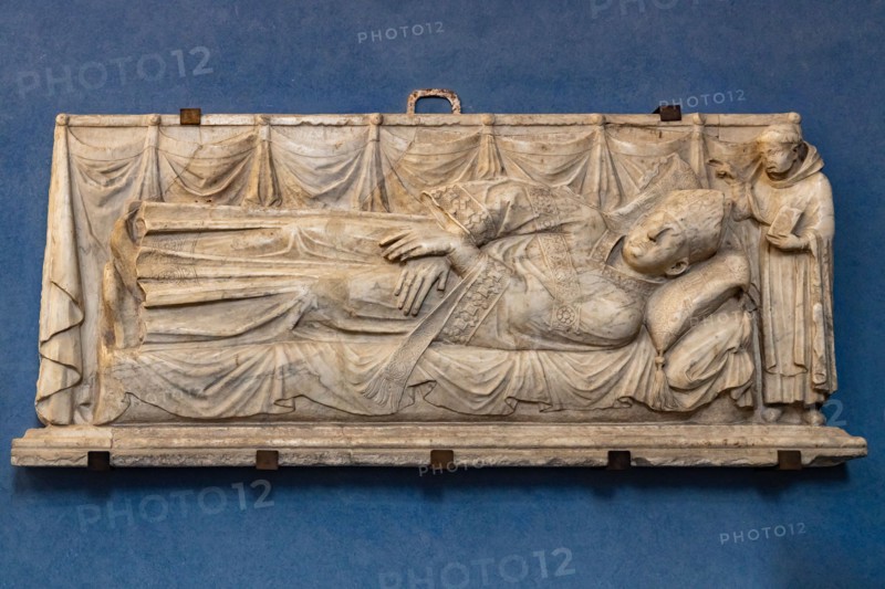 Gravestone by Arnolfo di Cambio