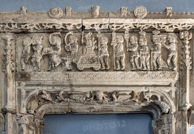 Frieze representing the Triumph of Angelo Marongiu in Sassari