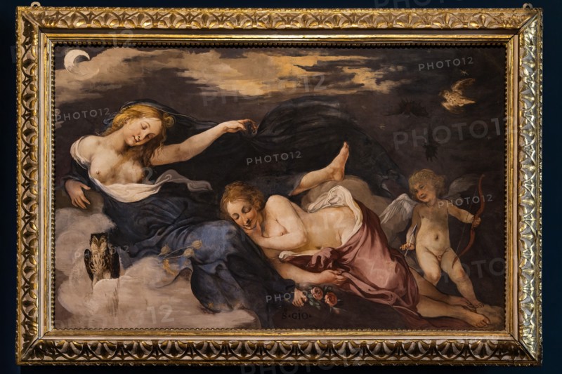 Giovanni da San Giovanni: 'Night with Dawn (Aurora) and a Putto'