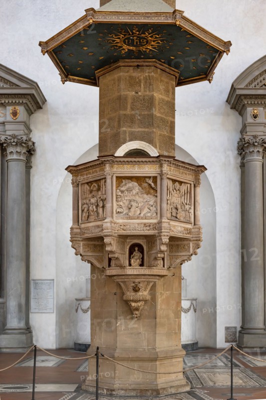 Benedetto da Maiano: 'Pulpit with scenes from the life of St. Francis'